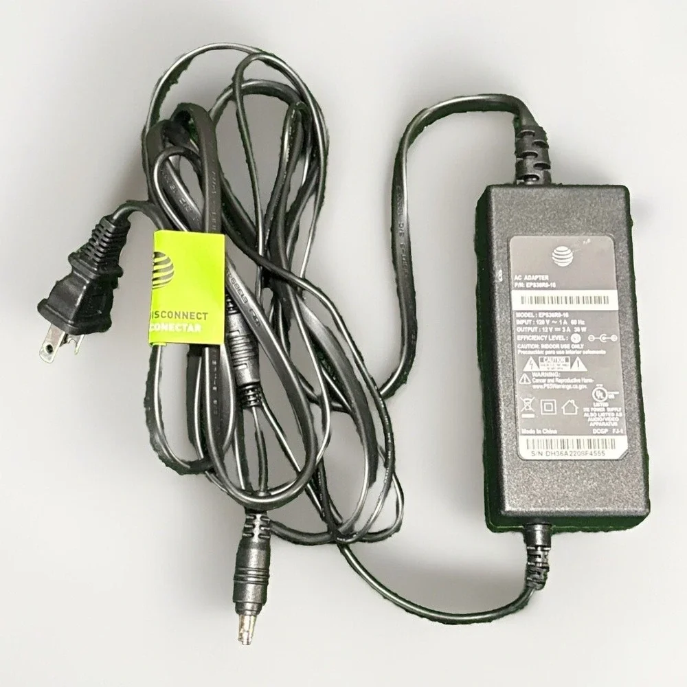 ATT AC Adapter Model EPS36R0-16,12V 3A,36 W‎